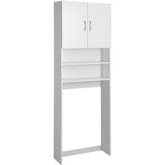 AQUALINE - SIMPLEX ECO skříňka za pračku 63x25x190cm, bílá SIME715