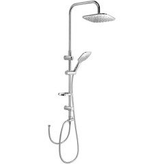 AQUALINE - KERA sprchový sloup s napojením na baterii, chrom SL430