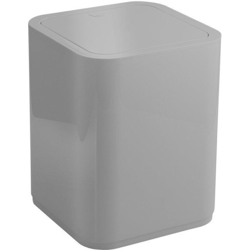 Gedy - SEVENTY odpadkový koš výklopný, 8l, plast ABS, šedá 630908