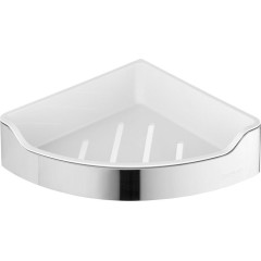 AQUALINE - SAMBA rohová polička do sprchy, 218x63x218, nerez lesk SB109