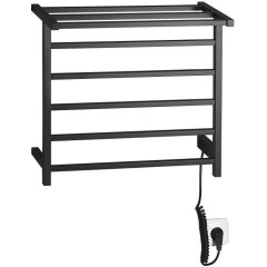 SAPHO - ELZOR elektrický sušák ručníků 500x470 60 W, černá mat EB510