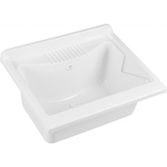 AQUALINE - Výlevka na skříňku 60x50cm, plast bílá PI6050