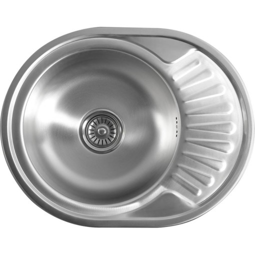AQUALINE - Nerezový vestavný dřez s odkapem 57x18x45cm AQ5745B