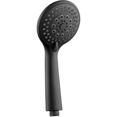 AQUALINE - Ruční masážní sprcha, 3 režimy sprchování, průměr 100, ABS/černá mat SC106
