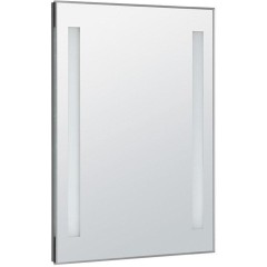 AQUALINE - Zrcadlo s LED osvětlením 60x80cm, kolébkový vypínač ATH6