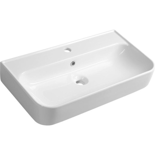 ISVEA - SISTEMA U keramické umyvadlo 70x38cm, bílá 10PL53070