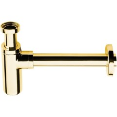 SAPHO - Umyvadlový sifon 5/4", odpad 32, kulatý, zlato SI517