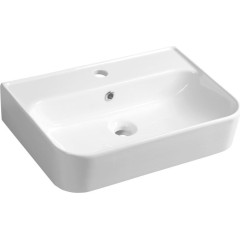 ISVEA - SISTEMA U keramické umyvadlo 55x38cm, bílá 10PL53055