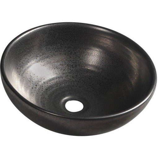 SAPHO - ATTILA keramické umyvadlo, průměr 43cm, metalická měď DK010