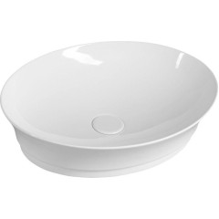 SAPHO - IDEA keramické umyvadlo na desku, 50x38cm, bílá WH102