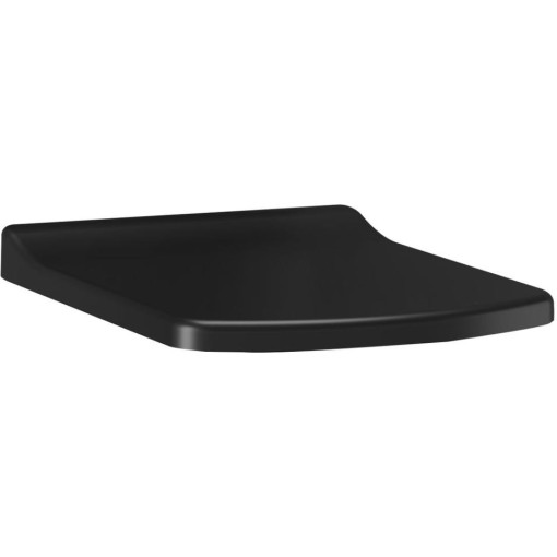 SAPHO - LARA WC sedátko, SLIM, Soft Close, černá mat KC1603.01