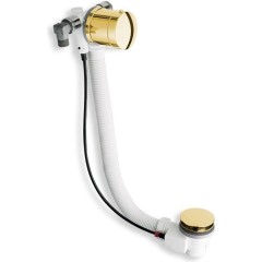 POLYSAN - Vanová souprava s napouštěním, bovden, délka 775, zátka 72, zlato 71685G