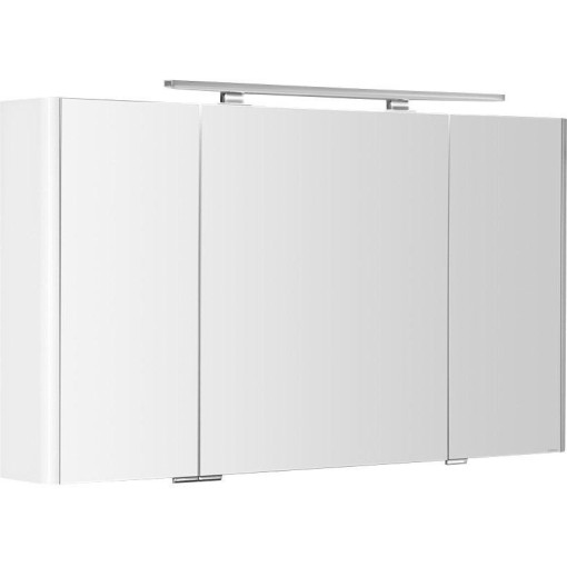 SAPHO - LUCIE galerka s LED osvětlením, 126x70x17cm, bílá LU125-0030