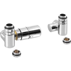 SAPHO - CORNER COMBI připojovací sada ventilů termostatická triaxiální, levé provedení, chrom CP3021S