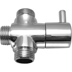 AQUALINE - Přepínač sprchového sloupu M1/2"-M1/2"xM1/2", chrome NDSL420