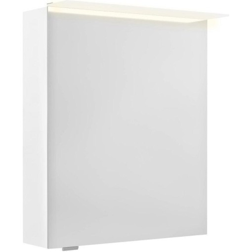 SAPHO - LINEX galerka s LED osvětlením, 60x70x15cm, levá/pravá, bílá LX060-0030