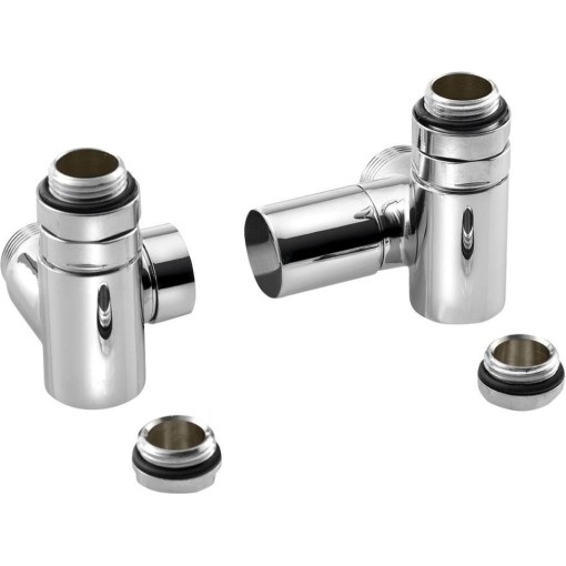 SAPHO - CORNER COMBI SIMPLY připojovací sada ventilů triaxiální, pravé provedení, chrom CP330S