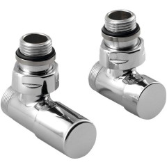 SAPHO - COMPACT připojovací sada ventilů ruční rohová, chrom CP5015S