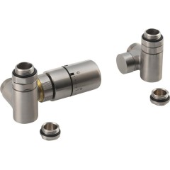 SAPHO - CORNER COMBI připojovací sada ventilů termostatická, levá, nerez mat CP3521S