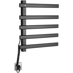 SAPHO - ELCOR elektrický sušák ručníků 480x520x50 63 W, černá mat EB530