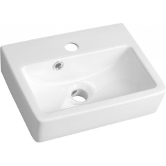 SAPHO - NOAM keramické umývátko 37,5x28cm, bílá 201.129.0
