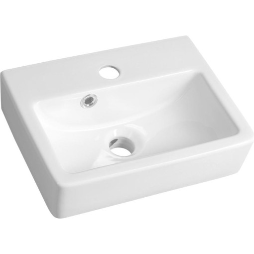 SAPHO - NOAM keramické umývátko 37,5x28cm, bílá 201.129.0
