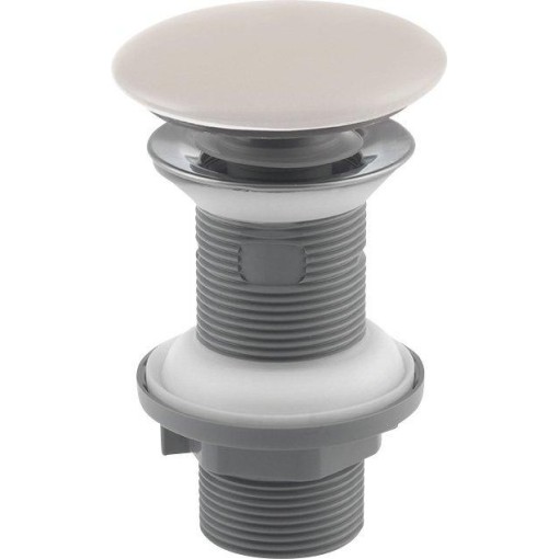 ISVEA - Umyvadlová výpust 5/4“, click-clack, keramická zátka, 20-70, ivory 38TP0165I
