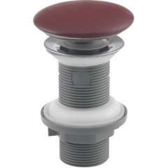 ISVEA - Umyvadlová výpust 5/4“, click-clack, keramická zátka, 20-70, maroon red 38TP0169I
