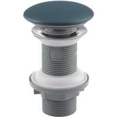 ISVEA - Umyvadlová výpust 5/4“, click-clack, keramická zátka, 20-70, zelená petrol 38TP0181I