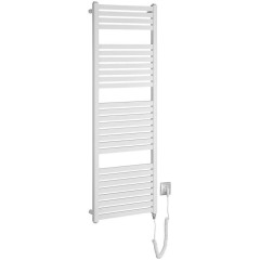 AQUALINE - TONDI-E elektrické otopné těleso rovné 450x1330 500 W, bílá DE470T