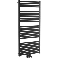 AQUALINE - TONDI otopné těleso rovné 600x1330 středové připojení, černá mat DT486T