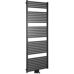 AQUALINE - TONDI otopné těleso rovné 600x1690 středové připojení, černá mat DT496T