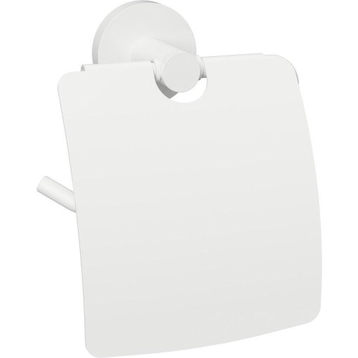 SAPHO - X-ROUND WHITE držák toaletního papíru s krytem, bílá mat XR732W