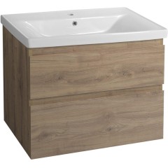AQUALINE - ALTAIR umyvadlová skříňka 77,5x60x45cm, dub emporio AI380