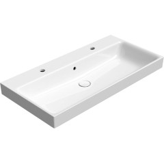 GSI - NUBES keramické dvojumyvadlo 100x50cm, bílá ExtraGlaze 9623211