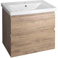 AQUALINE - ALTAIR umyvadlová skříňka 67x60x45cm, dub emporio AI370