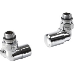 AQUALINE - FIRST CORNER připojovací sada ventilů, pravé provedení, chrom CP920S