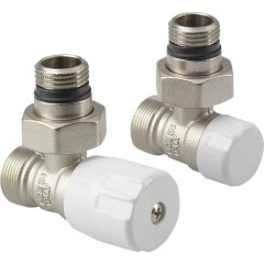 AQUALINE - ECO připojovací sada rohová, nikl/bílá CP9810S