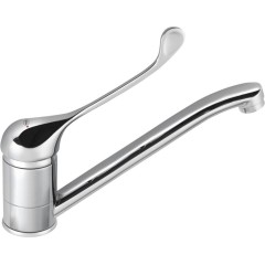 Bruckner - HOFFER stojánková dřezová baterie, lékařská páka, 221, chrom 424.054.1