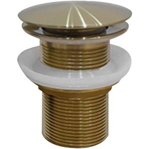 SAPHO - AURUM umyvadlová výpust 5/4“, click-clack, zlato mat ND-AU200