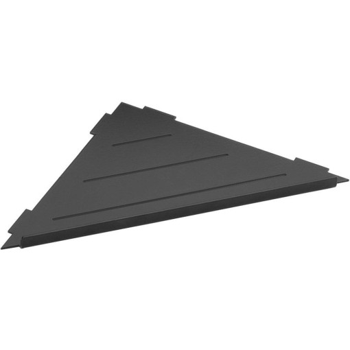 SAPHO - SMART rohová polička do spár 210x15x210, černá mat XJ615B