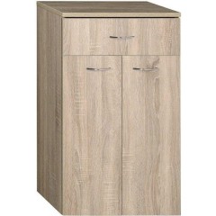 AQUALINE - ZOJA/KERAMIA FRESH skříňka spodní se zásuvkou 50x78x29cm, dub platin 50315