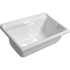 AQUALINE - Výlevka na skříňku 80x50cm, plast bílá PI8050