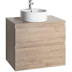 AQUALINE - ALTAIR sestava koupelnového nábytku, š. 67,6 cm, dub emporio AI370-01