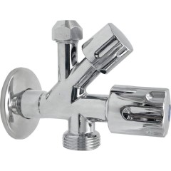 Bruckner - Kombinovaný ventil 1/2"x3/4"x3/8", chrom 181.749.1