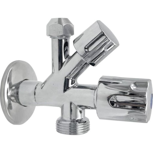 Bruckner - Kombinovaný ventil 1/2"x3/4"x3/8", chrom 181.749.1