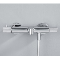 SAPHO - SOLARIS nástěnná vanová termostatická baterie, chrom WD010