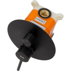 REA - Podomítkový sprchový set Lungo černý REA-P4100