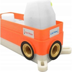 REA - Podomítkový sprchový set Lungo černý REA-P4100