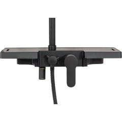 REA - Sprchový set s baterií 150mm Bravo černá REA-P0636